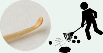 従来の耳そうじは「はきそうじ」