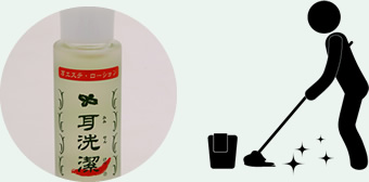 【耳洗潔】は「ふきそうじ」